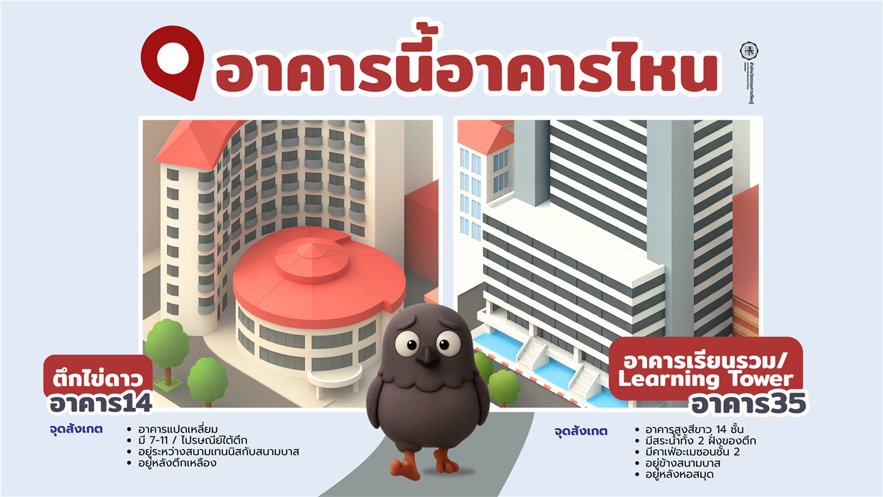 ตึกไข่ดาว กับ อาคารเรียนรวม (Learning Tower) ตึกนี้...ตึกไหนนะ?
